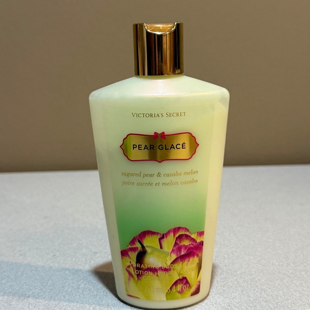Victoria's Secret Pear Glace‎ Hydrating Body Lotion 8.4oz  used